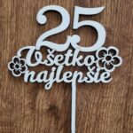 Všetko najlepšie 25 + kvietky