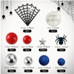 Zápich na tortu – Guličky/modré + červené/ Spiderman sada 93 – Obrázok 3