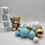 Dekorácia – Guličky+macko +kocky SADA 36 /matná/