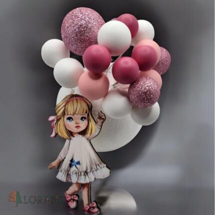 SADA-magnetka dievčatko + guličky 07