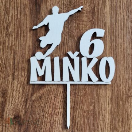 zápich na tortu futbalista + meno a číslo