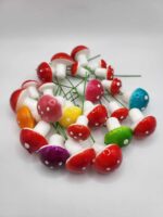 Dekorácia – Muchotrávka SADA farebná – Obrázok 2