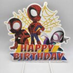 Pap.zápich na tortu Happy Birthday – Spiderman 04