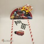 Pap.zápich na tortu - Cars