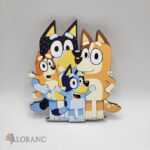 dekorácia na tortu/magnetka - psík Bluey a Bingo 03