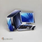 dekorácia na tortu/magnetka - Počítač