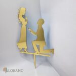 pl.zápich – Zaľúbený pár – snúbenci /zlatá/