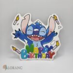 Pap.zápich na tortu – Happy Birthday – Stitch 02 – Obrázok 2