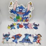 Pap.zápich na tortu – Happy Birthday – Stitch 02