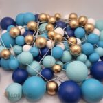 Dekorácia – Guličky/modré/ SADA 96 – Obrázok 4