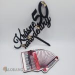 Dekorácia na tortu/magnetka Harmonika – Obrázok 3