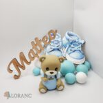 Dekorácia na tortu – Guličky + macko+ topánočky SADA 42 – Obrázok 3