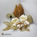 Dekorácia na tortu - kvety 01