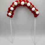 dekorácia na tortu - 3D mäkké balóniky /červené/