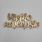 Nápis – Všetko najlepšie /11/zlatá/