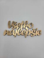 Nápis – Všetko najlepšie /11/zlatá/