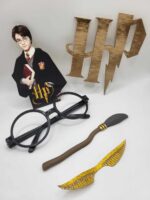 papierová dekorácia na tortu Harry Potter - Zlatá strela /krídla/ – Obrázok 3