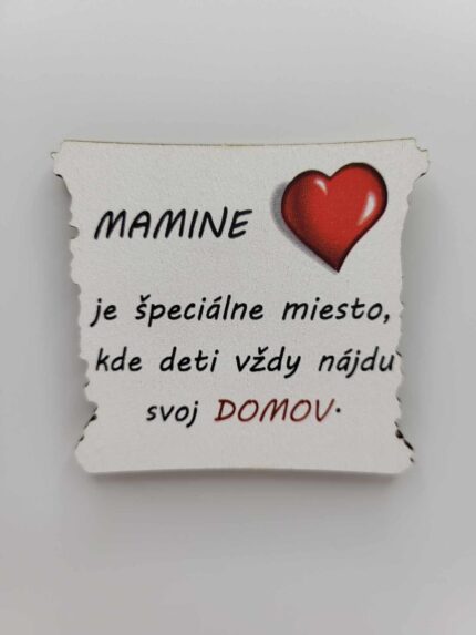 Magnetka - Mamine srdce je špeciálne miesto....