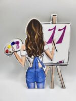 Magnetka - Mladá maliarka+ číslo – Obrázok 3