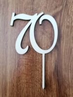 zápich na tortu číslo 70 /FRENCH/7/