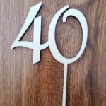 zápich na tortu číslo 40 /FRENCH/7/