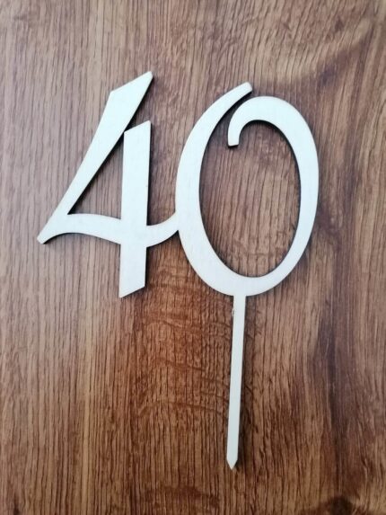 zápich na tortu číslo 40 /FRENCH/7/