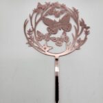 pl.zápich zápich na tortu - Happy Birthday - Motýle 01 /ružový/