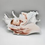 Dekorácia na tortu/magnetka Dieťa v rukách