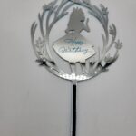 pl.zápich - Happy Birthday - Dievča vo vavríne 01 /strieborný/