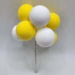 Balóniky 01 /biela-žltá/