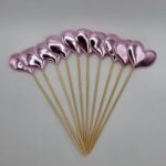 SADA - svetlo-ružové srdiečko - /papierové vankúšiky/