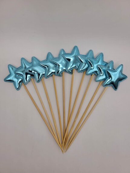 SADA - modré hviezdičky - /papierové vankúšiky/