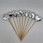 SADA - strieborné srdiečko - /papierové vankúšiky/