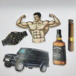 Pap. zápich na tortu Happy Birthday – auto a iné 03