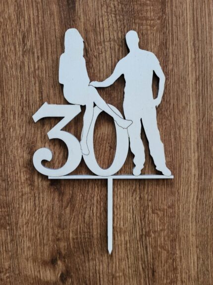 Zápich na tortu číslo 30 - postava muž a žena