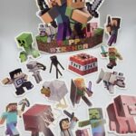 zápich na tortu Happy Birthday – Minecraft 04