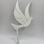 Zápich - Holubica 01 /biela/ľavá/ 11