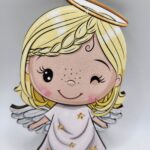 Dekorácia na tortu/magnetka Anjelik 11