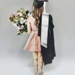 Dekorácia na tortu/magnetka Absolventka - promócie