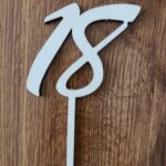 Zápich na tortu číslo 18 /new/10/