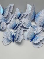 Dekorácia na tortu - motýle modré 3D/35 – Obrázok 4