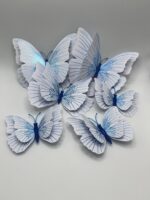 Dekorácia na tortu - motýle modré 3D/35 – Obrázok 2