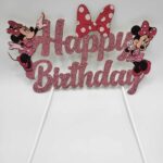 Pap.zápich na tortu Happy Birthday Minnie 01