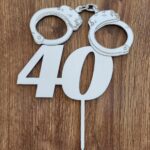 Zápich na tortu číslo 40 + putá