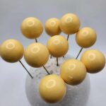 Dekorácia - Žlté guličky 01