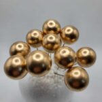 Dekorácia - Zlaté guličky 03