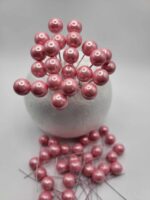 Dekorácia – Ružové mini guličky 02