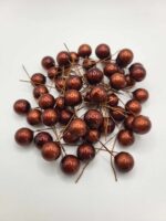 Dekorácia – Hnedé mini guličky 03 – Obrázok 2