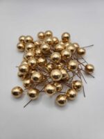 Dekorácia – Zlaté mini guličky 05 – Obrázok 2