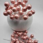 Dekorácia – Ružové mini guličky 03